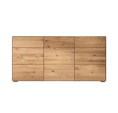 Lomadox Sideboard WYNDHAM-69, Kommode 172cm, 3-türig, Wildeiche massiv geölt
