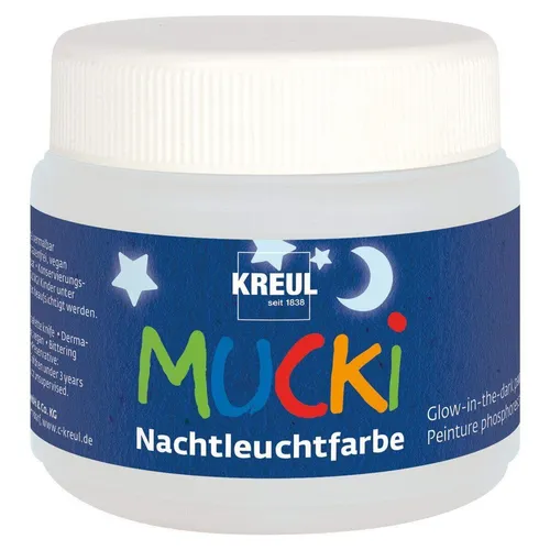 KREUL 24500 - Mucki Nachtleuchtfarbe, 150 ml Dose