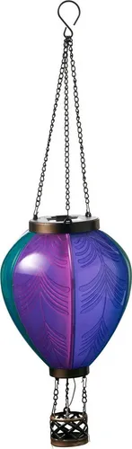 Northpoint LED-Hängeleuchte mit Solarpanel Laterne Heißluftballon Windlicht Garten Deko