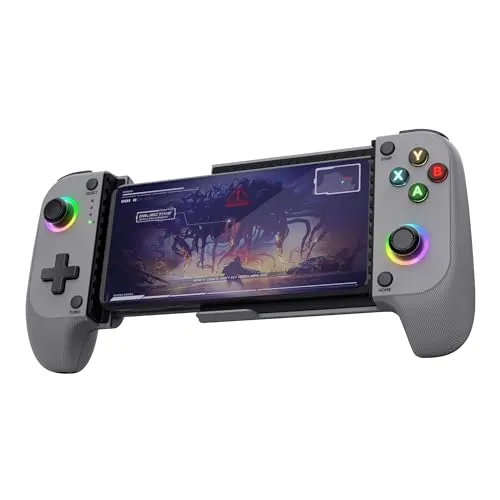 Trust GXT 735G Mylox PC-Gamepad - Kabelloser Gaming-Controller für Android und iOS mit latenzfreier Bluetooth 5.0-Verbindung, 12 Stunden Spielzeit und RGB LED-Beleuchtung für ein immersives Spielerlebnis.