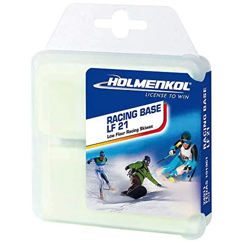 Holmenkol Racing Base LF21 Heisswachs 35g - Grün, - Wintersport-Zubehör für optimale Gleiteigenschaften, ideal für Wettkämpfe und ambitionierte Skifahrer.