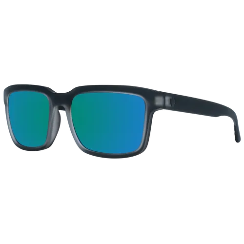 Spy Sonnenbrille 673520102356 - Unisex Grau - Sportbrille mit 100% UVA & UVB Schutz, verspiegelten Gläsern und stylishem grauen Vollrandrahmen, ideal für aktive Freizeitgestaltung.