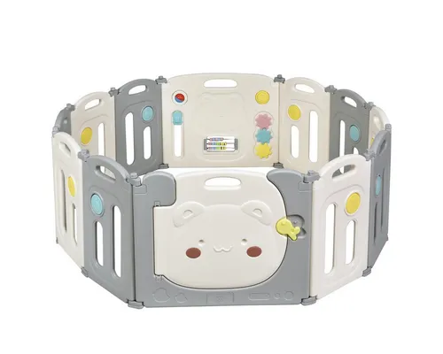 Laufgitter Baby Laufstall faltbar mit Aufbewahrungstasche