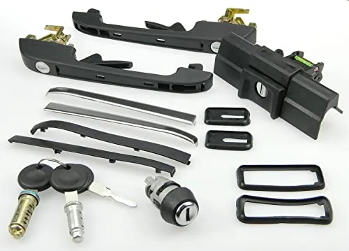 Türgriff außen vorne links rechts + Heckklappenschloss + Schlüssel für VW Jetta 2