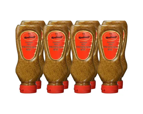 Händlmaier Saucen, Händlmaiers Hausmachersenf süß in der Squeezeflasche 225ml 8er Pack