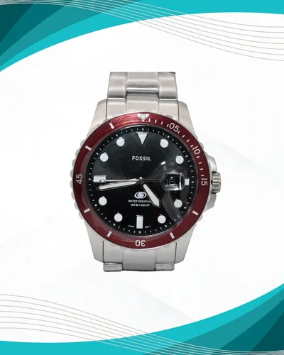 Fossil Herren Uhr FS6013 – Klassische Eleganz - Armbanduhr für Herren mit analoger Anzeige, Edelstahl-Armband und 100 m wasserdicht. Ideal für stilbewusste Männer, die Qualität und Design schätzen.