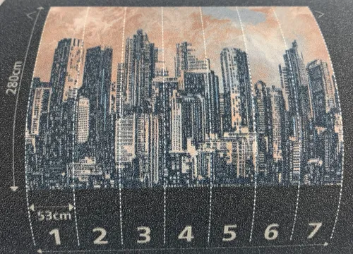 Livingwalls Skyline Vliestapete - Beige, Braun und Grau - Moderne Wandtapete für städtische Ästhetik, leicht anzubringen und abziehbar. Ideal für jeden Raum, schafft ein besonderes Flair mit beeindruckenden Farben.