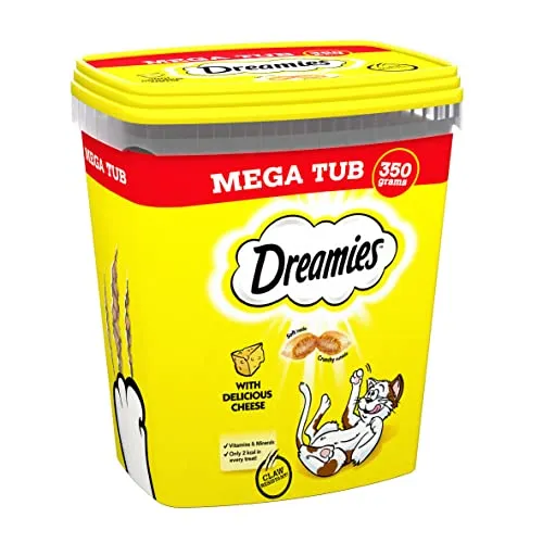 DREAMIES Katzenkuchen mit Käse MegaTub 350g(2er Pack)