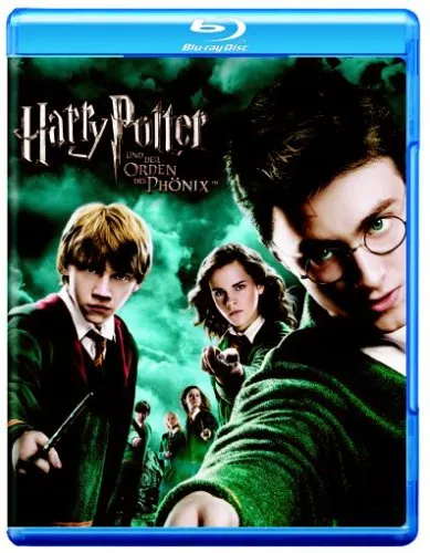 Harry Potter und der Orden des Phönix [Blu-ray] - Fantastischer Abenteuerfilm, freigegeben ab 12 Jahren, ideal für Harry Potter-Fans und Familienabende.
