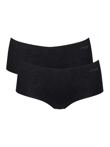 Sloggi Damen Sloggi 24/7 Cotton Midi C3P, Black, 46