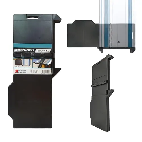 StealthMounts Trax90 XL Führungsschiene für Makita | 90° Winkelsägeführung für Tauchsägen, Tauchsägen Schienenwinkelstopp, Anschlag für Schienensäge, Präzise Schnitte