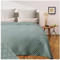 Blumtal Tagesdecke 220x240 cm - Oeko-TEX zertifiziert - Bettdecken in optimaler Größe für 160x200 cm Betten, schadstofffrei und stilvoll, ideal als Geschenk oder für ein edles Ambiente.