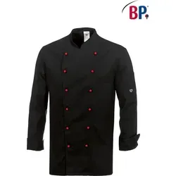 Kochjacke 1503 400 schwarz, Größe 58 - Hochwertige Arbeitskleidung für Köche, atmungsaktiv und pflegeleicht, ideal für den professionellen Einsatz in der Gastronomie.