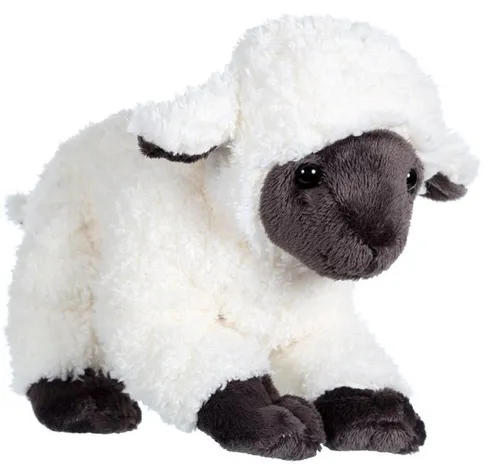 Weiches Lamm-Plüschtier – GIPSY TOYS – 20 cm – Beige/Grau