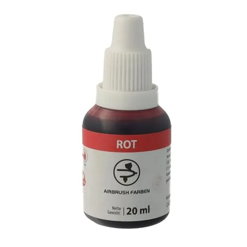 Bakeryteam Airbrush Lebensmittelfarbe Rot/Red 20ml