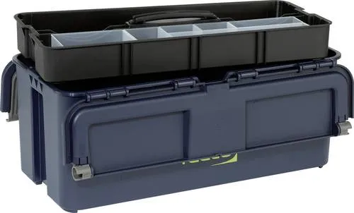 raaco Werkzeugkoffer Compact 20 136570 - Universeller Werkzeugkoffer unbestückt, robust aus Polypropylen und in stilvollem Blau
