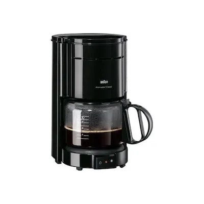 KF 47 Aromaster Kaffeemaschine - Kaffeemaschine für 10 Tassen, mit Aromafunktion für vollmundigen Kaffeegenuss in elegantem Schwarz.