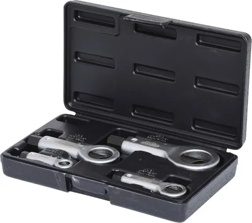 KS Tools 700.1180 Mechanischer Mutternsprenger-Satz, 4-tlg. - Abzieher, 4-teiliges Set für effektives Lösen festsitzender Muttern und Schrauben, robust und langlebig für professionelle Anwendungen.