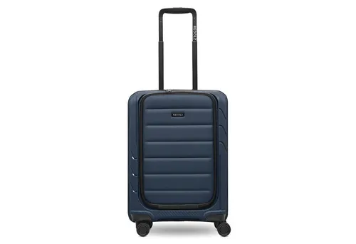 Redolz Handgepäck-Trolley Essentials 17 - Handgepäck-Koffer aus robustem Polypropylen mit Laptopfach, ideal für Reisen mit praktischer Innenaufteilung und 4 leichtgängigen Rollen.