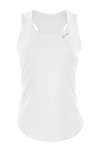 Winshape Damen Functional Light and Soft Tanktop Aet128ls - Ultra Style Trägershirt in Ivory - Shirts aus ultra weichem, temperaturregulierendem Funktionsstoff, ideal für Fitness, Pilates, Yoga und Freizeit. Umweltfreundlich und elastisch für optimalen Komfort.