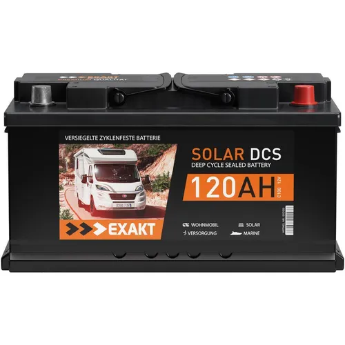 EXAKT DCS Solarbatterie 120Ah 12V