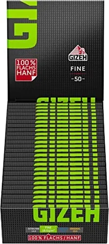 Zigarettenpapier Gizeh Fine 25 Heftchen à 50 Blättchen
