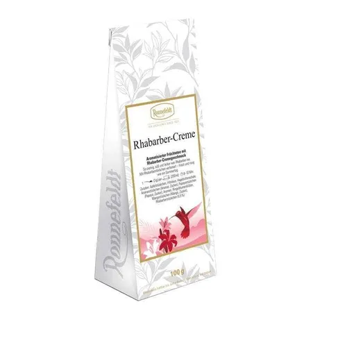 Ronnefeldt Tee – Rhabarber-Creme aromatisierter Früchtetee 100g