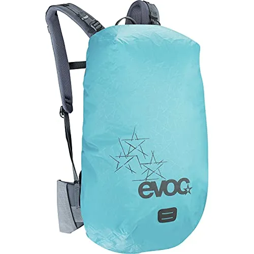 EVOC RAINCOVER SLEEVE Rucksack Regenschutz für Outdoorabenteuer, wasserdichte Rucksack Schutzhülle (flexible Größenanpassung durch Kordelzug, reflektierender Druck, Größe: M, L)