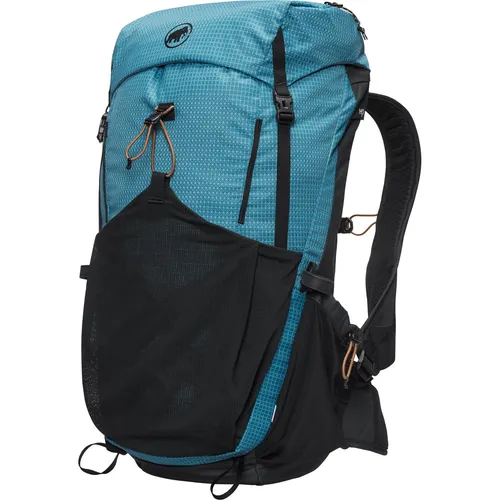 Mammut Ducan 26 Rucksack, Saphir-Schwarz, 26L - Sporttaschen mit integriertem Metallrahmen für optimale Lastübertragung und einem effektiven Belüftungssystem – ideal für anspruchsvolle Wanderungen und Outdoor-Abenteuer.