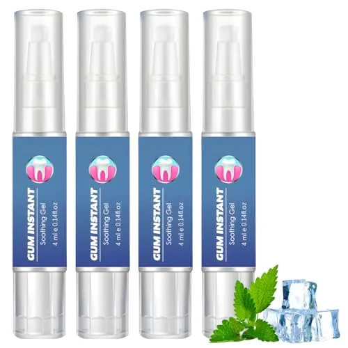 Stück Gum Ease Zahnfleisch Gel und Gum Protect Repair Gel zur sanften Pflege und Reparatur für die tägliche Mundpflege 4