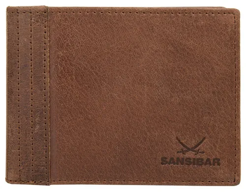 Sansibar Geldbörse Echt Leder Herren, Damen | Cognac | 020050