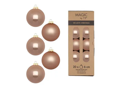 Weihnachtsbaumschmuck Beige von MAGIC by Inge