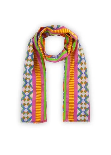 Codello Modeschal aus Baumwolle in Orange - Schals & Tücher, hautfreundlich und leicht, ideal für einen casual Look.