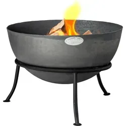Harbor Housewares Stahl-Feuerstelle 60 cm – Schwarz