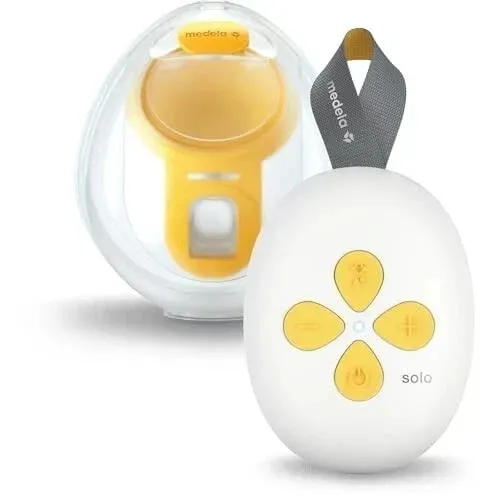 MEDELA Elektrische Einzel-Milchpumpe Solo™ Hands-free mit Gratis Brusthauben-Set - Milchpumpen, komfortable und flexible Nutzung dank Hands-free Design, ideal für stillende Mütter.