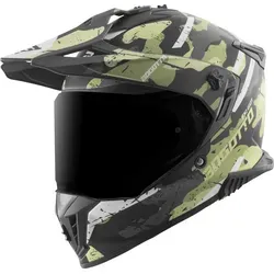 Bogotto FG-601 Sniper Fiberglas Enduro Helm, Größe XL - Motorrad-Headsets, hochresistente Fiberglas-Außenschale und abnehmbarer Helmschirm für optimalen Schutz und Komfort beim Fahren.