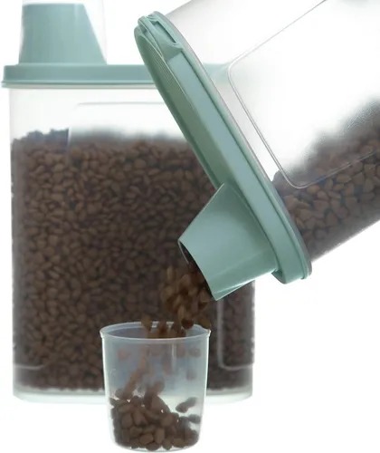 2er-Pack Stadtlinie Luftdichte Futterbehälter für Hunde Katzen 2300ml