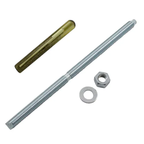 M12 x 250mm Ankerstange Verzinkt Metalldübel Schwerlastdübel + Verbundankerpatro