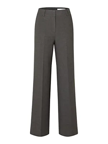 SELECTED FEMME Female Hose mit weitem Bein Viskosemix