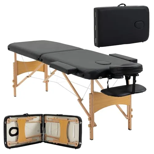 HOMCOM Klappbare Massageliege mit Kopfstütze von HOMCOM