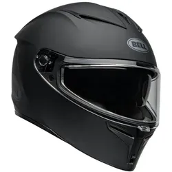 Bell Lithium MIPS Solid Integralhelm - Matt-Schwarz - L - Motorradhelm mit leichter Polycarbonat-Schale, MIPS-Technologie für optimalen Schutz und integriertem Sonnenvisier für verbessertes Fahrerlebnis.