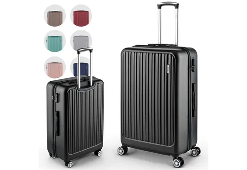 Easy Move Hartschalen-Trolley ACE 026 - Robuster 38L Rollkoffer aus 100% ABS-Hartschale mit 360° Leichtlaufrollen, ideal für stressfreies Reisen und handgepäcktauglich.