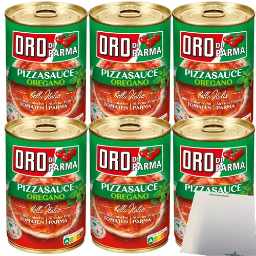 Produktbild Oro di Parma Pizzasauce Oregano 6er Pack 6x 400g Dose  usy Block