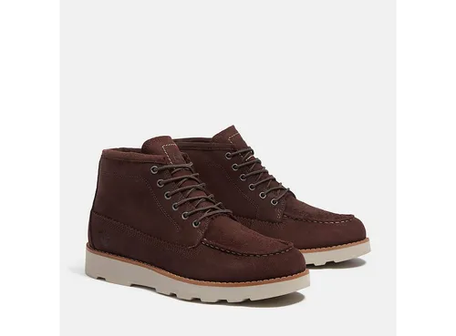 Timberland Britton Mills Mid Lace Up Chukka Boot - Sportliche Schnürboots aus hochwertigem Leder mit rutschfester Gummi-Laufsohle, ideal für Winter und Outdoor-Aktivitäten.