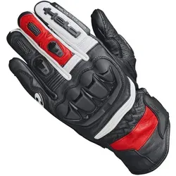 Held Misawa Motorradhandschuhe - Hochwertige Motorradhandschuhe in Schwarz/Weiß/Rot, Tg Large, mit optimalem Grip und Schutz für sicheres Fahren.