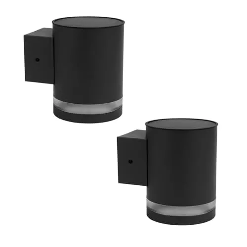 Lumisky SOLAR-WANDLAMPEN 2er Set H11,5cm HELIO - Lampen: Umweltfreundliche LED-Solar-Wandlampen mit Dämmerungssensor, ideal für Außenbereiche. Einfache Installation und wetterbeständig für langlebige Nutzung.