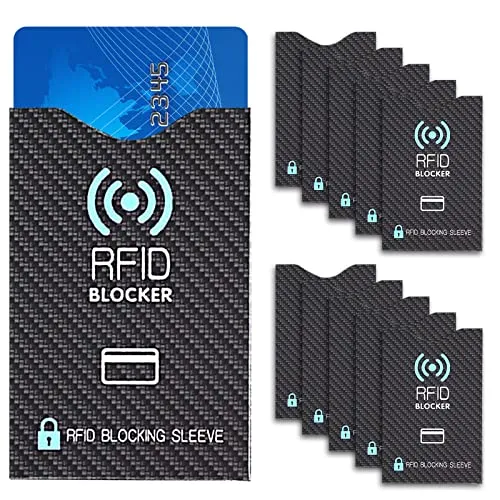 CMOISO RFID Blocker Kartenhülle für Bankkarten und Kreditkarten
