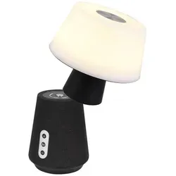 TOUCH Nachttischlampe mit Bluetooth Lautsprecher - LED Tischleuchte mit kabellosem, dimmbarem Leuchtenkopf und integriertem Bluetooth Lautsprecher für stimmungsvolle Abende.