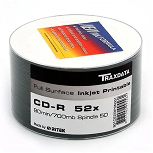 Ritek CD-R 80Min 700MB 52x Bulk (50 Disc)