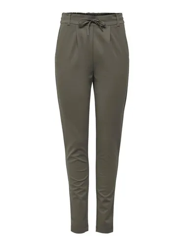 ONLY Damen Onlpoptrash Life Easy Col Pant - Bequeme Loungehose mit Kordelzug - Damen-Hosen mit Kordelzugverschluss, ideal für Freizeit und entspannte Stunden, ausgestattet mit Gürtelschlaufen und modischem Plissee-Detail.